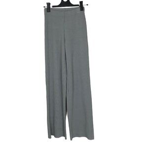 Vince Grey High Waisted Ribbed Flare Pants Size XXS